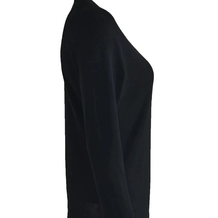 Damen Enganliegendes Langarmshirt mit Zierösenmanschetten und Schulterdetail Drune