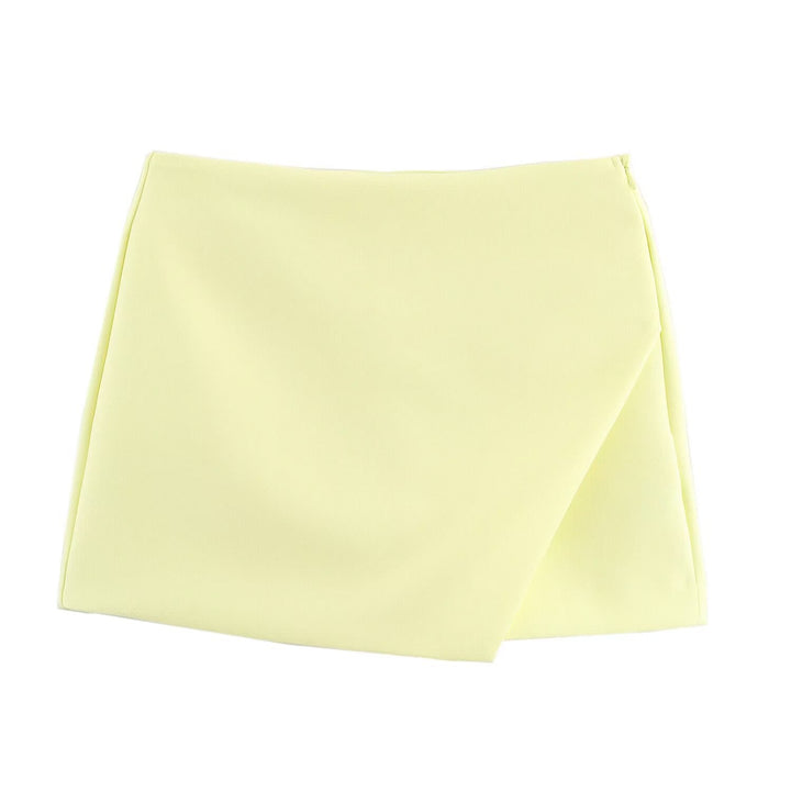 Damen modische Wickel-Shorts aus hochwertigem, elastischem Material Drune