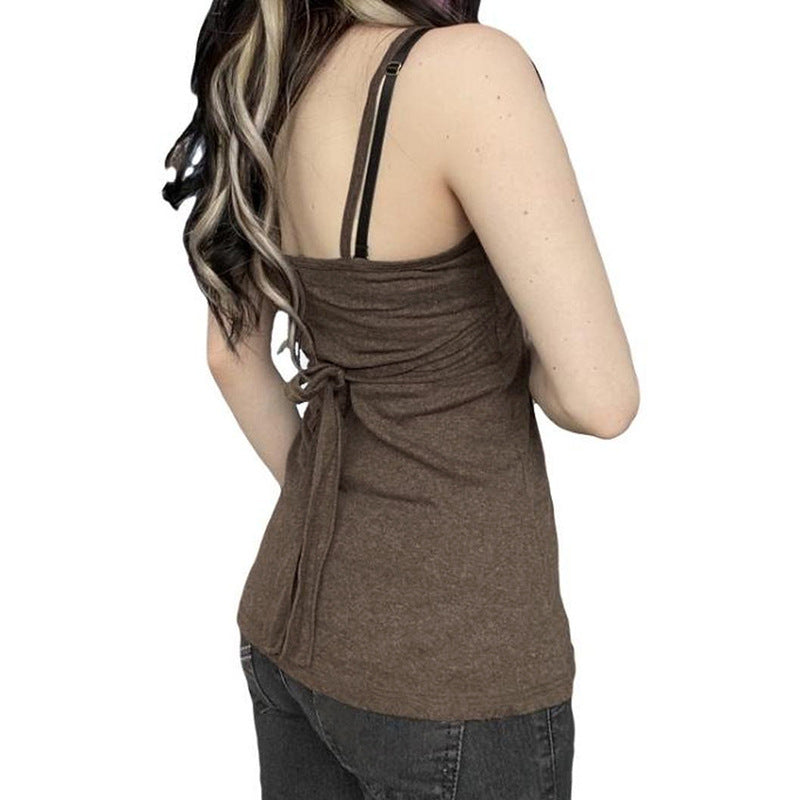 Damen lässiges Trägerkleid mit schmeichelndem Schnitt Drune