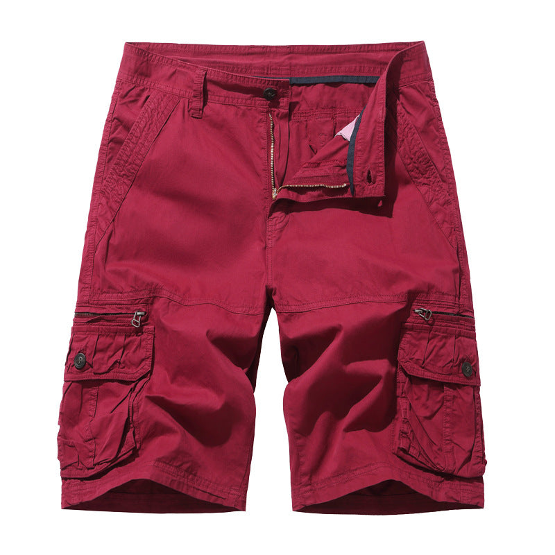 Herren Cargo-Shorts mit Mehrfachtaschen-Design Drune