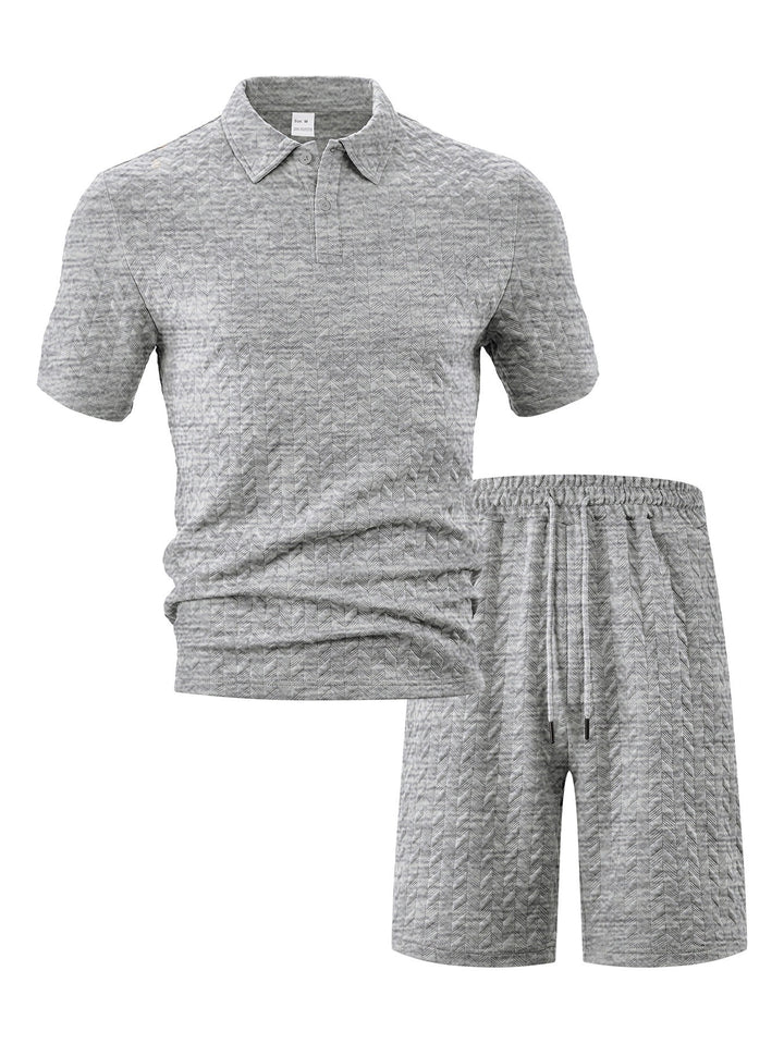 Herren Polo-Shirt und Short Set Drune