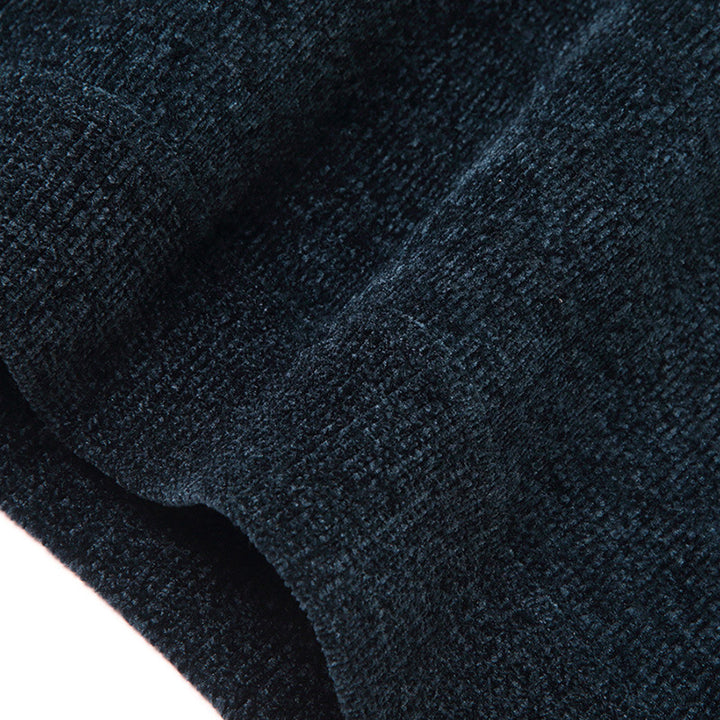 Herren Wärmender Rundhals-Pullover mit Fleece-Innenfutter Drune