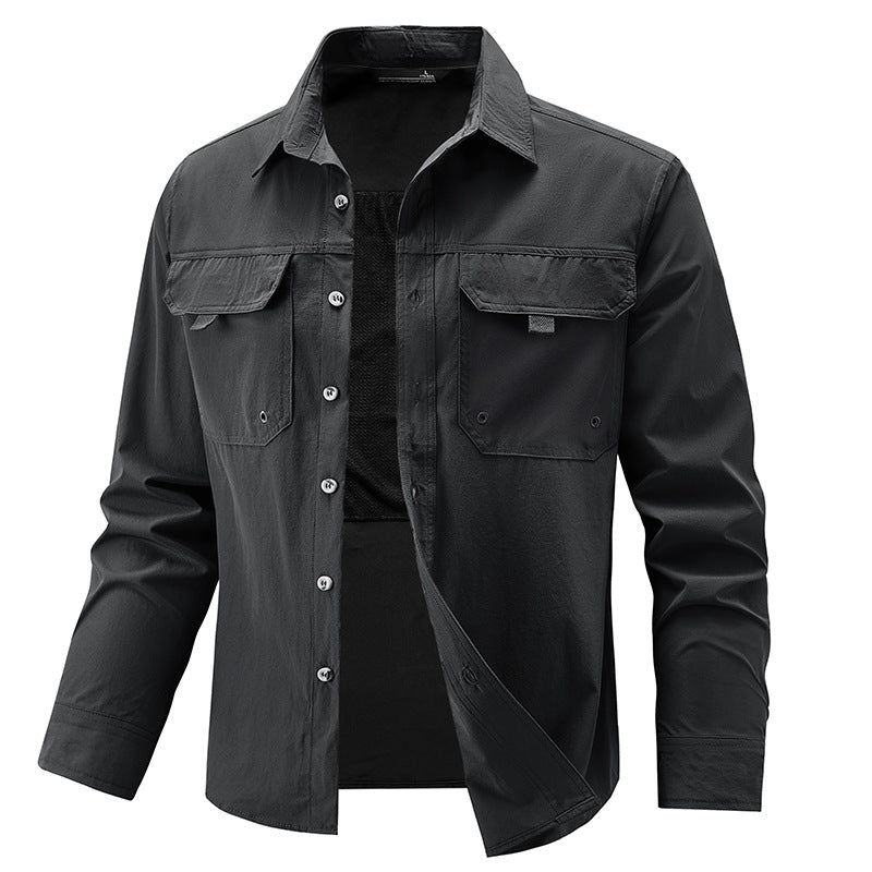 Herren Praktische Outdoor-Hemdjacke Drune