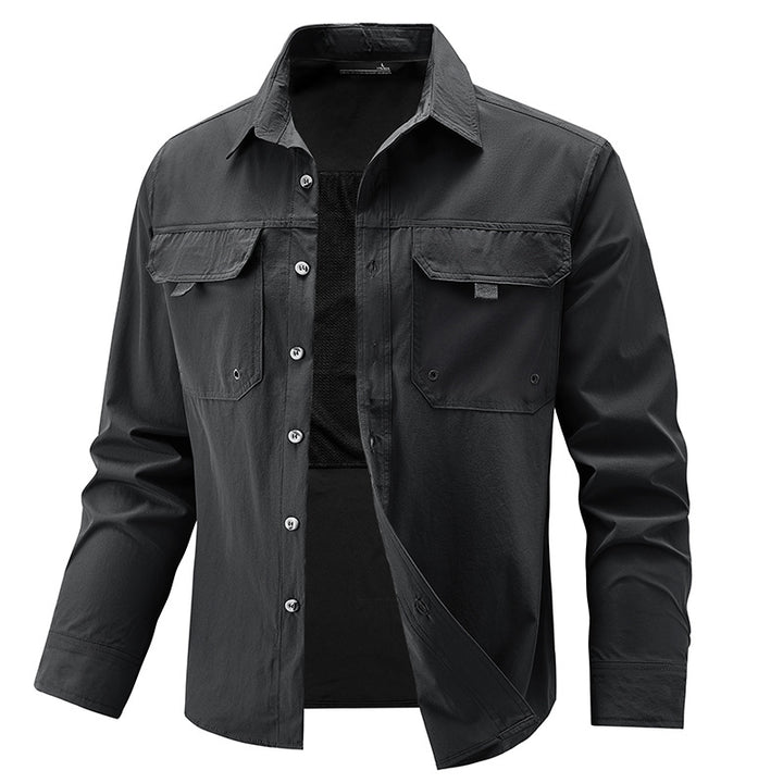 Herren Praktische Outdoor-Hemdjacke Drune