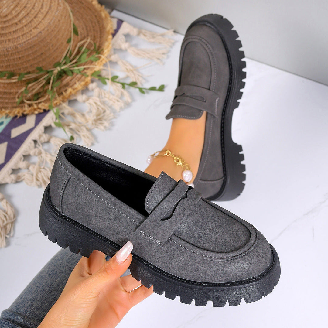 Damen Bequeme Mokassins mit rutschfester Sohle und stylishen Akzenten Drune