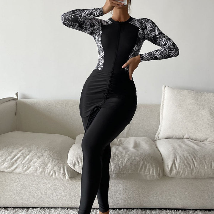 Damen Sportlicher Rashguard mit figurschmeichelndem Design Drune
