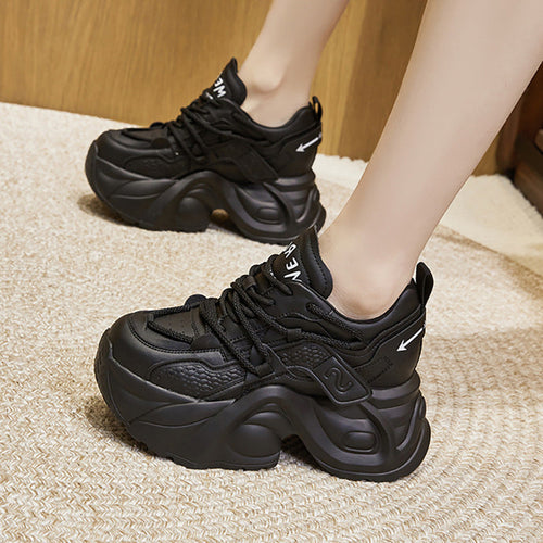 Damen Sportliche Chunky Sneakers mit modischem Profil und atmungsaktiver Konstruktion Drune