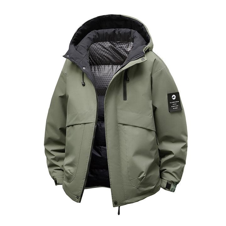 Herren Funktionsjacke mit abnehmbarer Kapuze
