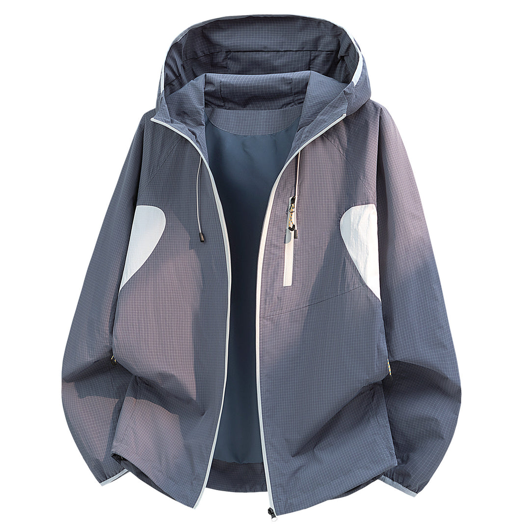 Herren Ultraleichte Funktionsjacke mit Kapuze Drune