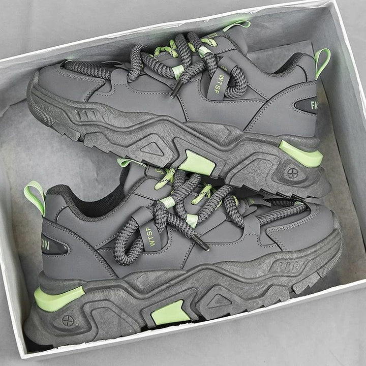 Damen Chunky Sneakers mit innovativem Dämpfungssystem und rutschfester Sohle Drune