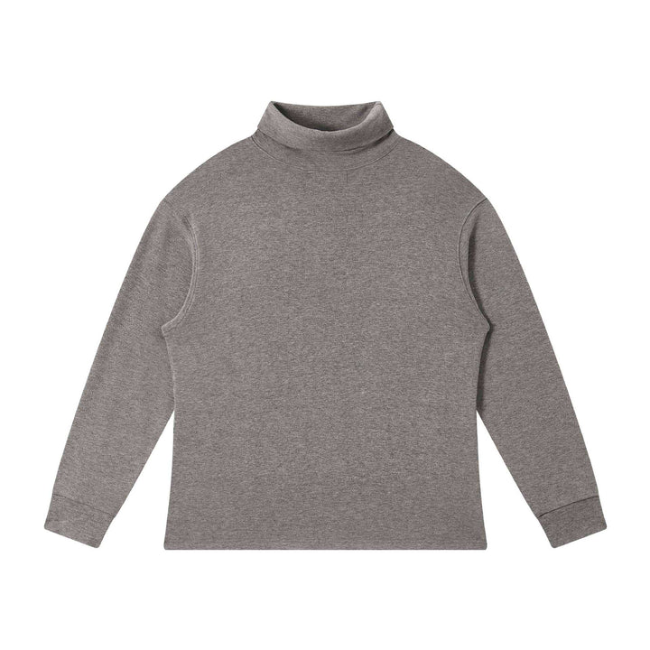 Damen Feinstrukturierter Rollkragen‑Sweater aus Baumwollmix mit Raglanärmeln Drune