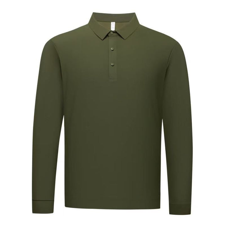 Herren Longsleeve Poloshirt Drune