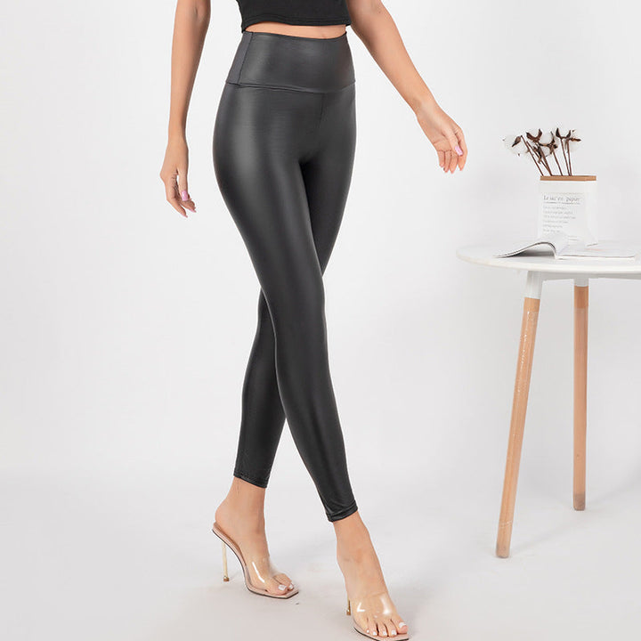 Damen Hochglänzende Leggings mit hohem Bund und formendem Schnitt Drune