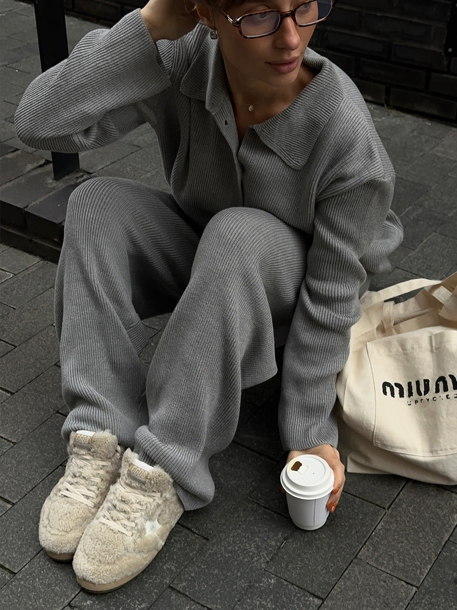 Drune | Royal Mile Strickjacke und Hose Zwei Teiliger Anzug