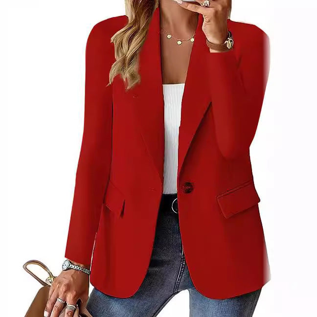 Damen Eleganter Blazer mit klassischem Schnitt und Taschen Drune