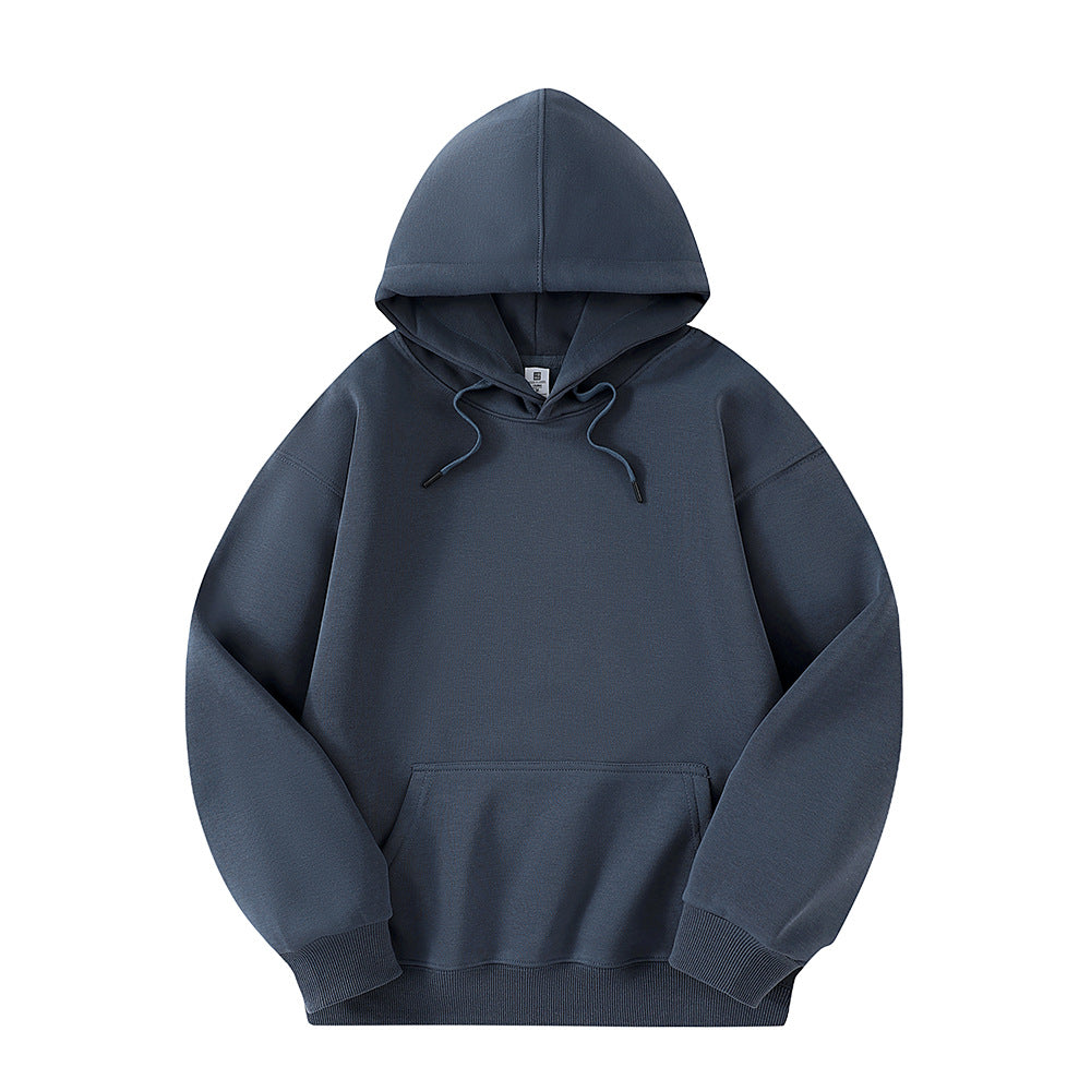 Unisex Minimalistischer Oversize-Kapuzenpullover mit French‑Terry-Qualität und verstärkten Nähten Drune