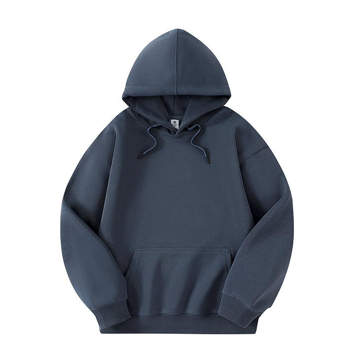 Unisex Minimalistischer Oversize-Kapuzenpullover mit French‑Terry-Qualität und verstärkten Nähten Drune