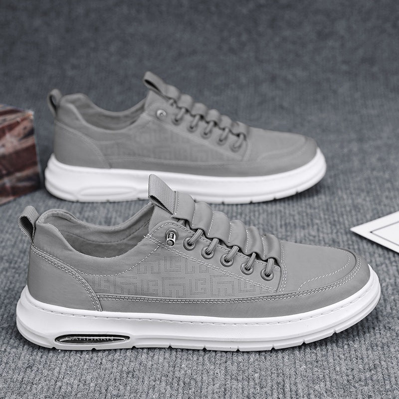Herren Leichte Sneaker mit niedrigem Schnitt, geprägtem Muster, luftgepolsterter Sohle und gepolstertem Einstieg Drune