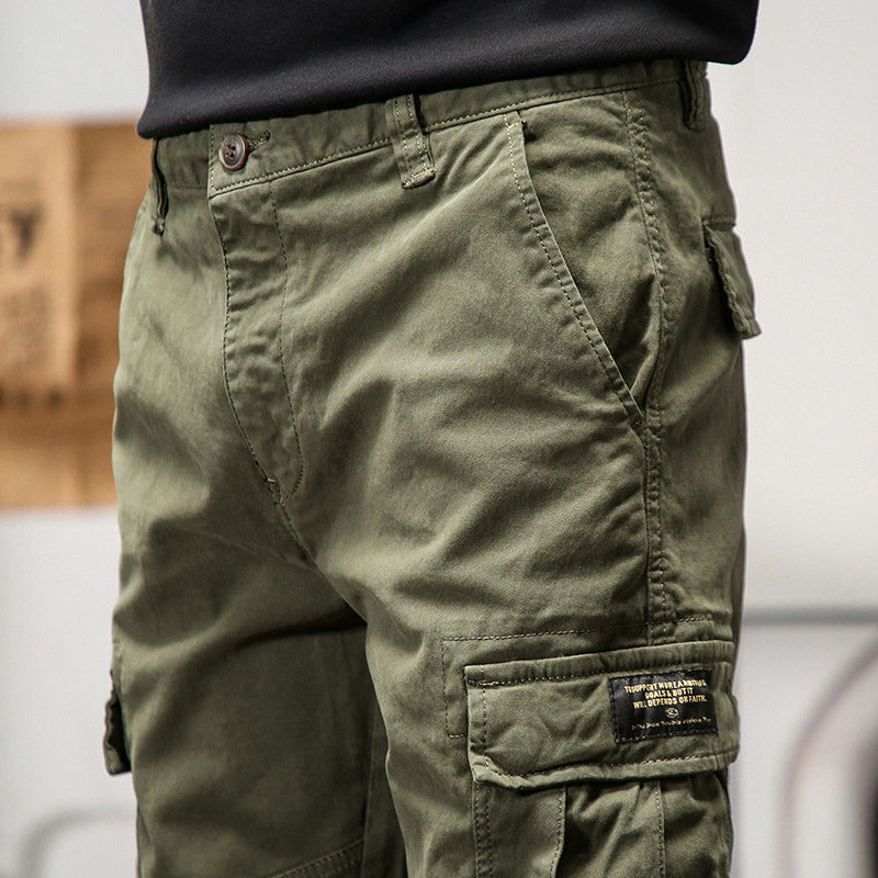 Herren Technische Cargo-Jogginghose mit verstärkten Kniepartien, Multifachtaschen & elastischem Beinabschluss Drune