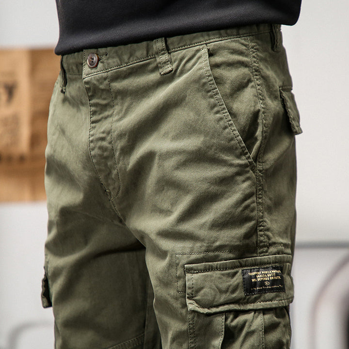 Herren Technische Cargo-Jogginghose mit verstärkten Kniepartien, Multifachtaschen & elastischem Beinabschluss Drune