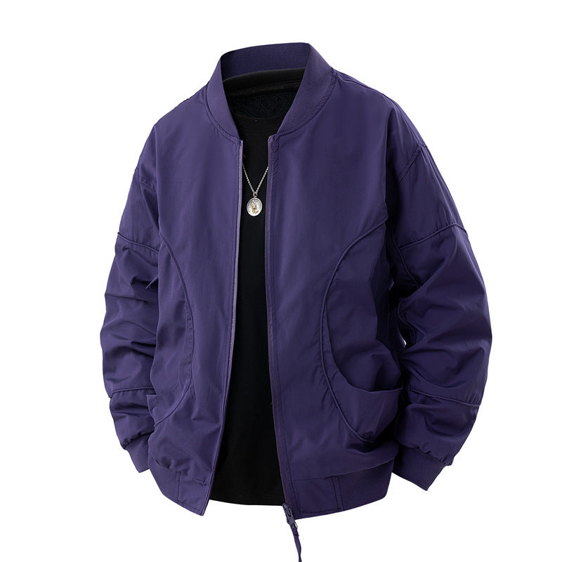 Damen Modische Bomberjacke Drune