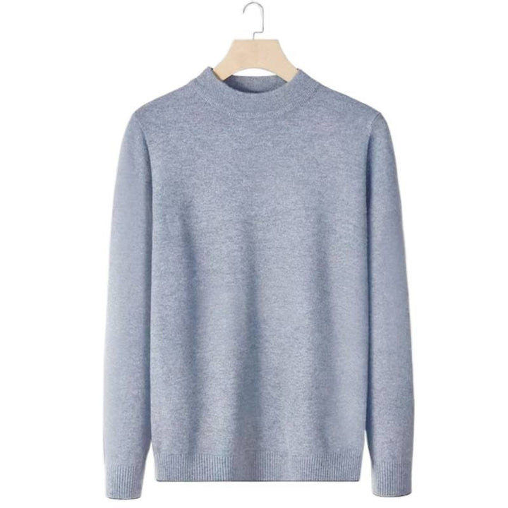 Damen Feinstrick-Stehkragenpullover aus Baumwollmix mit gerippten Bündchen Drune