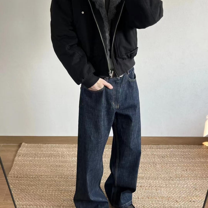 Damen Modische Weitgeschnittene Jeans Drune