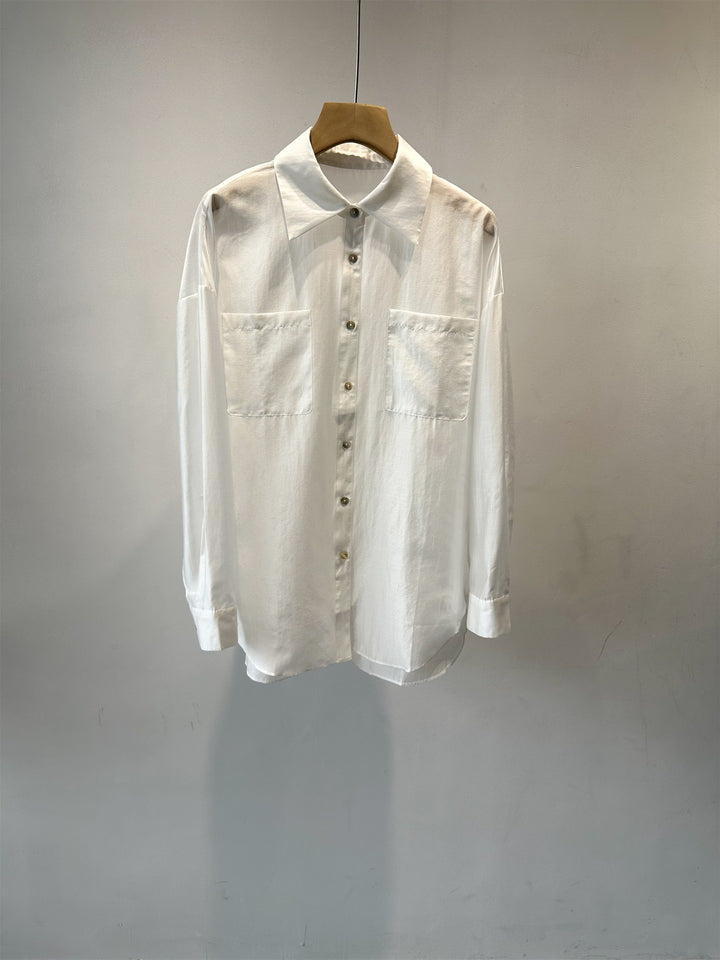 Damen Relaxed Fit Langarmshirt Drune