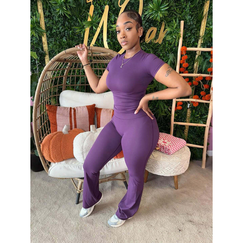 Damen Sportlicher Jumpsuit mit figurbetontem Schnitt und ästhetischem Design Drune