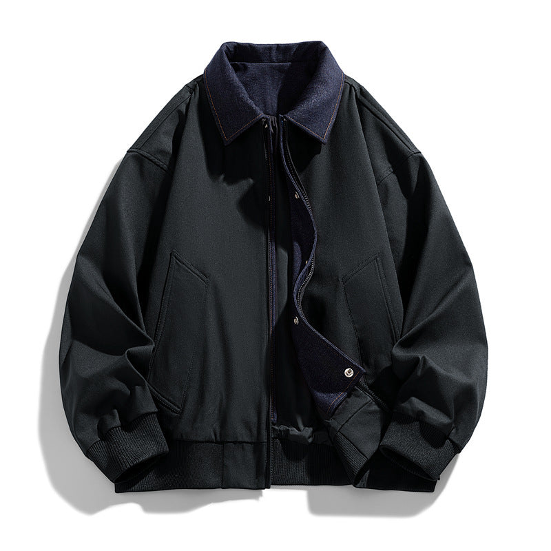 Herren Modische Übergangsjacke mit Steppdetails Drune