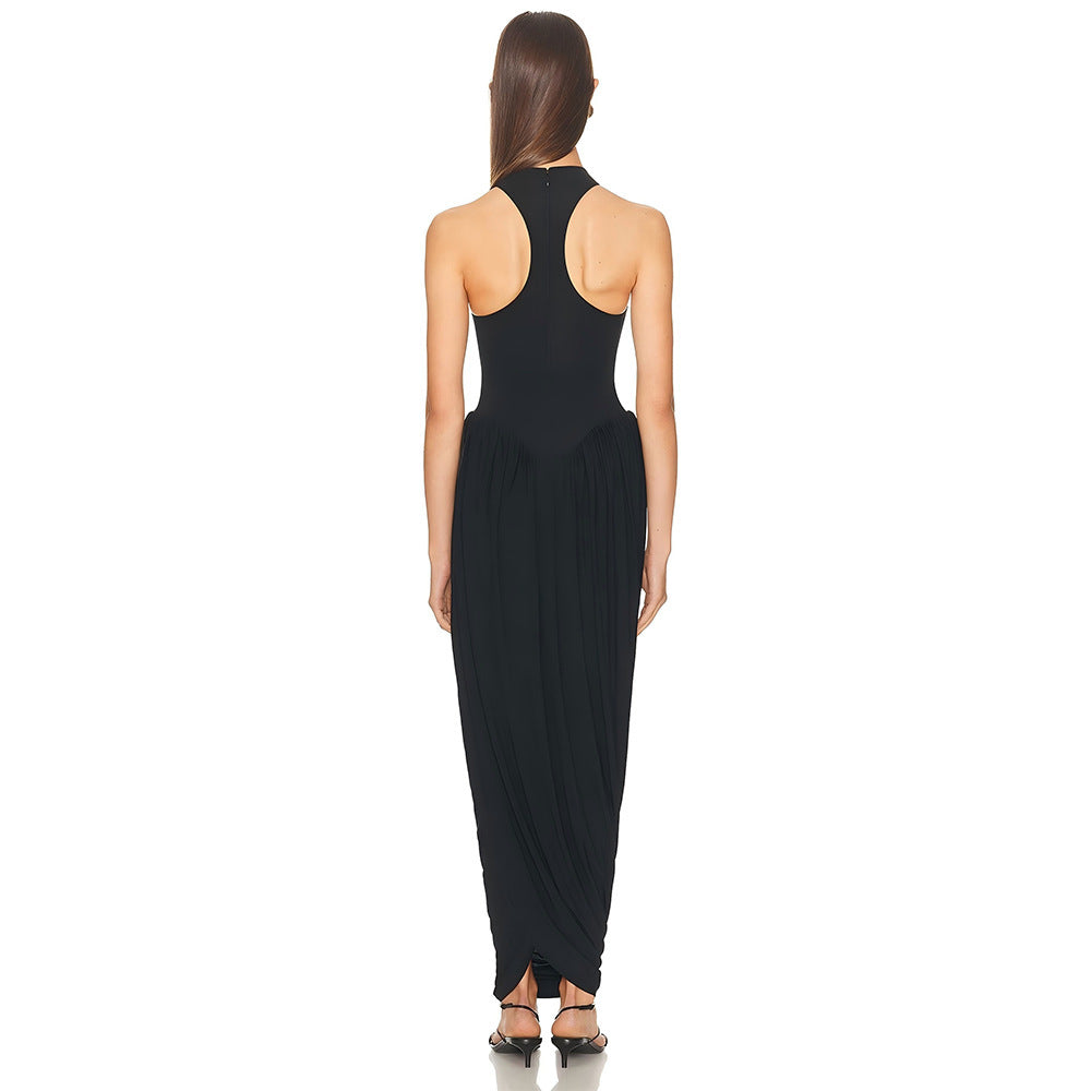 Damen Elegantes und fließendes Abendkleid Drune