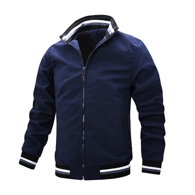 Herren Sportliche Übergangsjacke mit kontrastierenden Akzenten Drune
