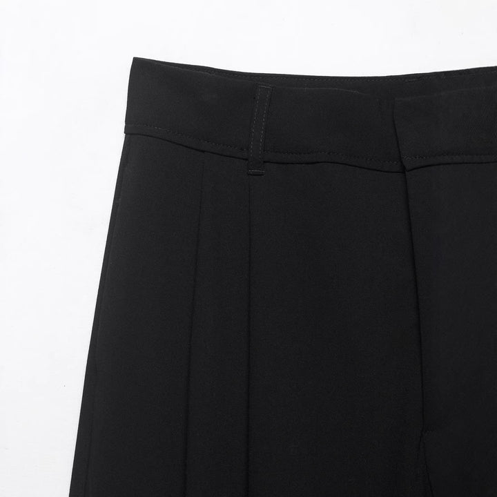 Damen Weite High‑Waist‑Palazzohose aus fließendem Jersey Drune