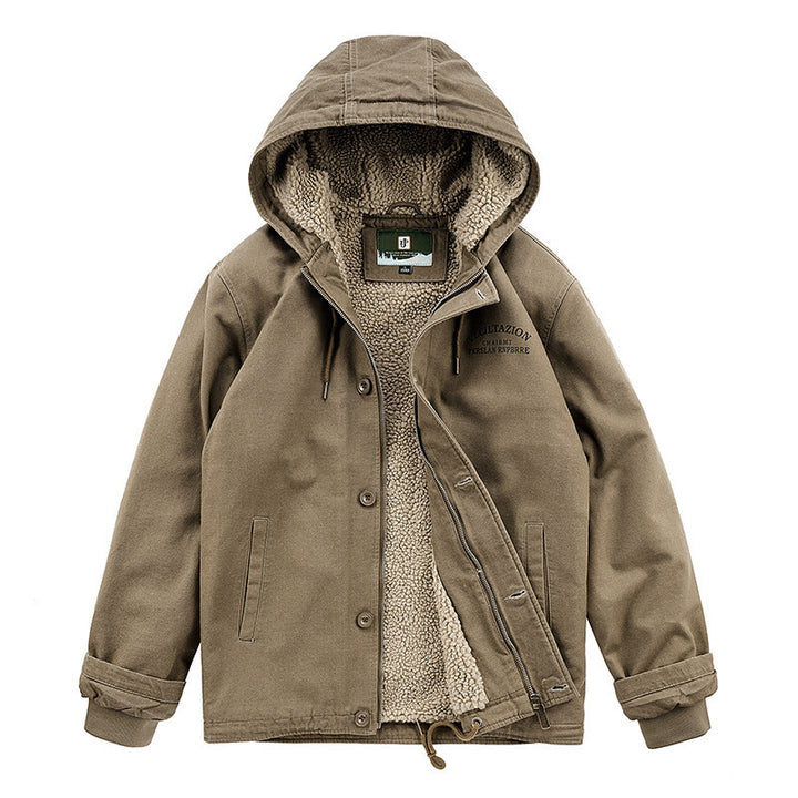 Damen Modische Übergangsjacke mit Fleecefutter Drune