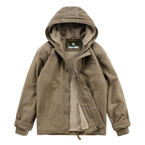 Damen Modische Übergangsjacke mit Fleecefutter Drune