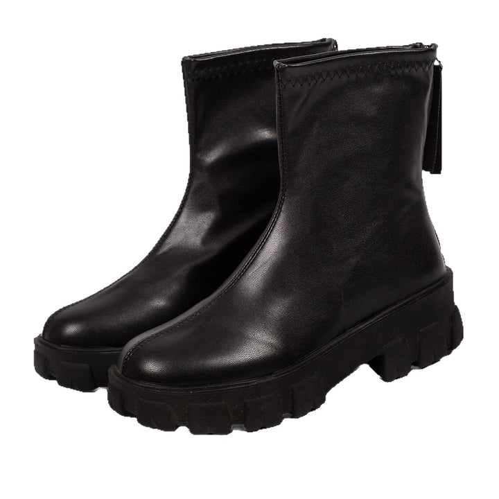 Damen Modische Chunky Stiefel Drune
