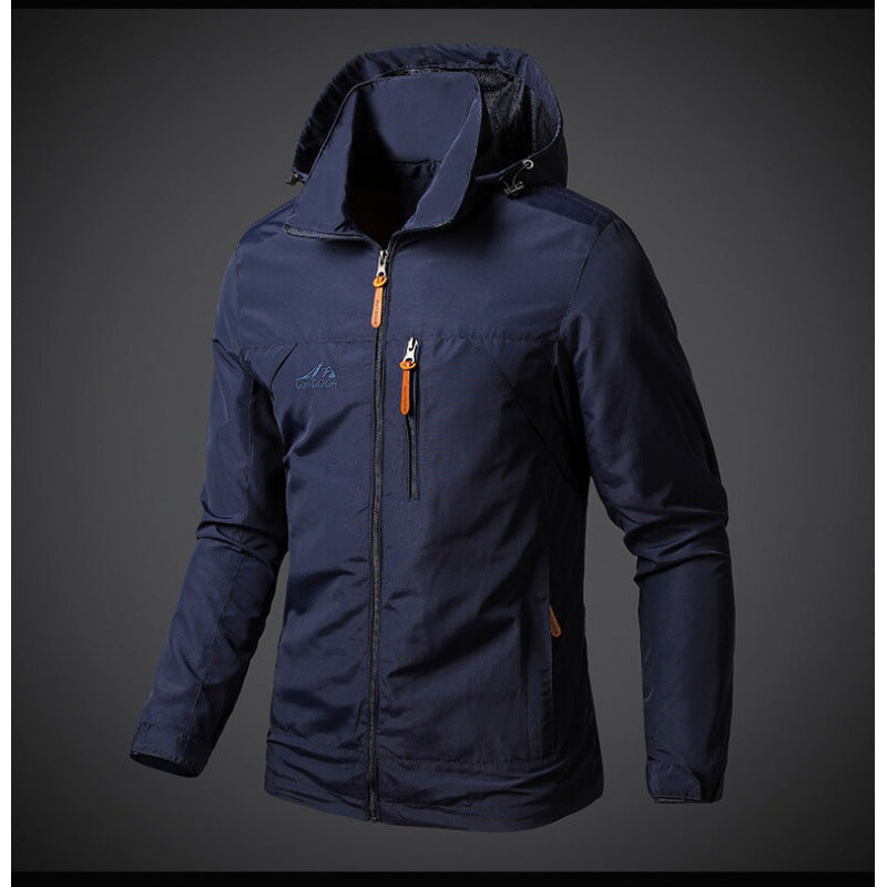 Herren leichte temperaturregulierende Jacke Drune