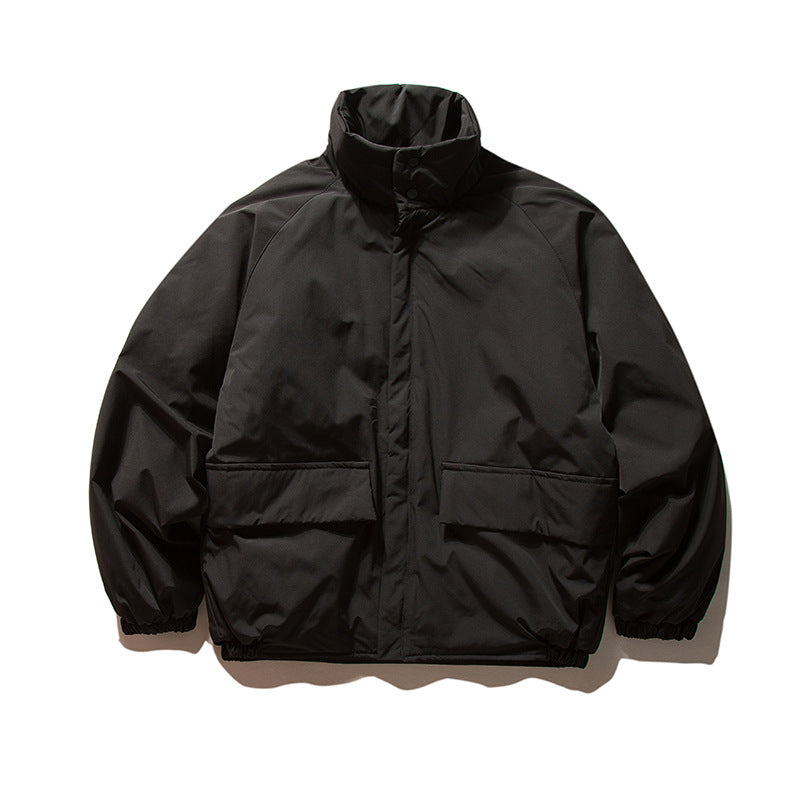 Herren Modische Wattierte Jacke Drune