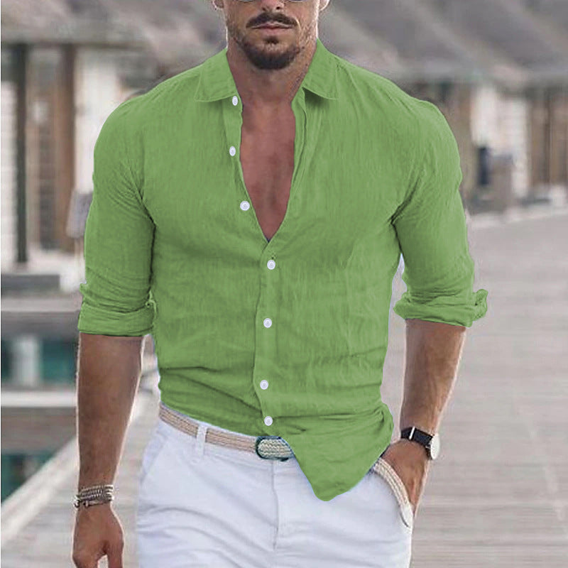 Herren Premium Hemd mit modernem Slim-Fit Schnitt und hautfreundlicher Textur Drune