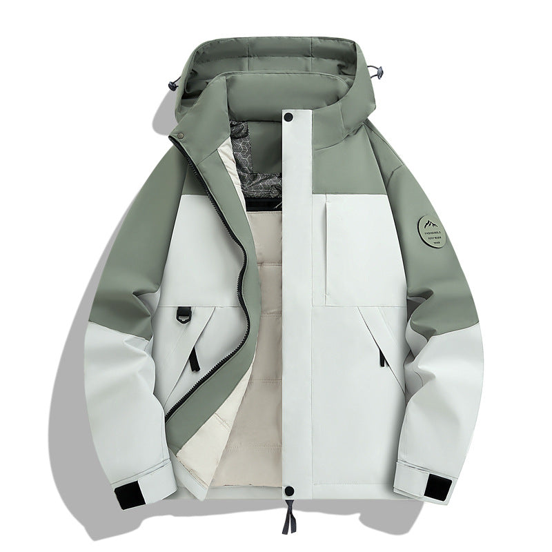 Herren Wasserdichte und atmungsaktive Softshell-Outdoorjacke Drune