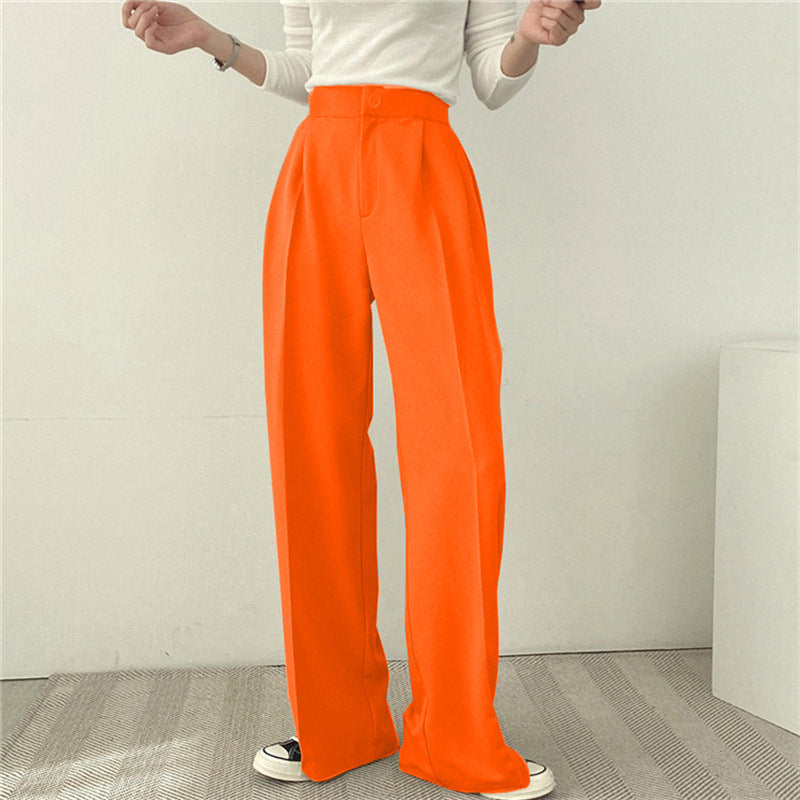 Damen Elegante und bequeme Hochtaillierte Hose Drune