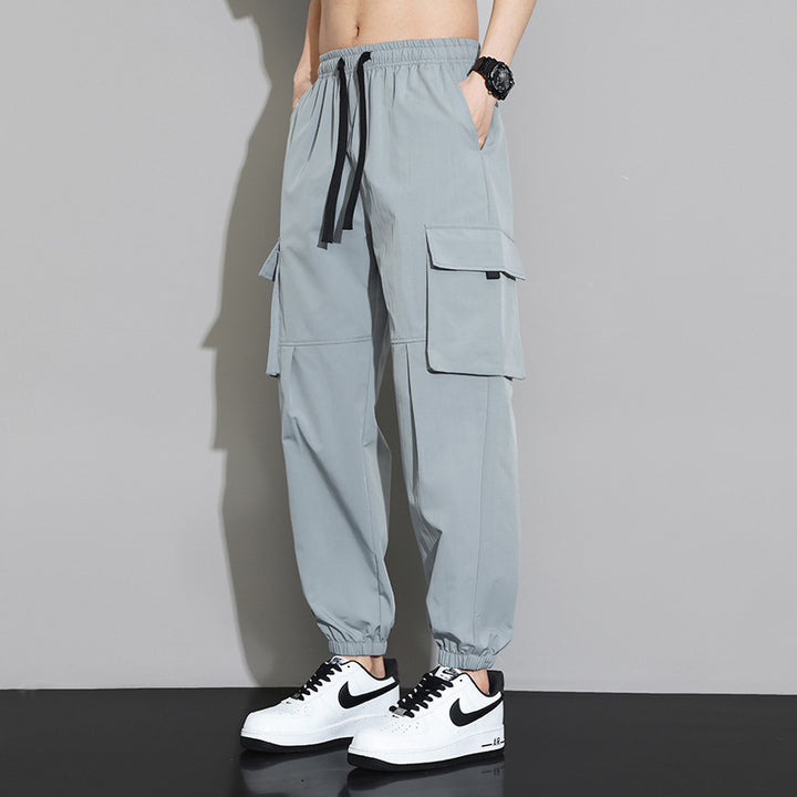 Herren Cargo-Hose mit praktischem seitlichen Taschen-Design