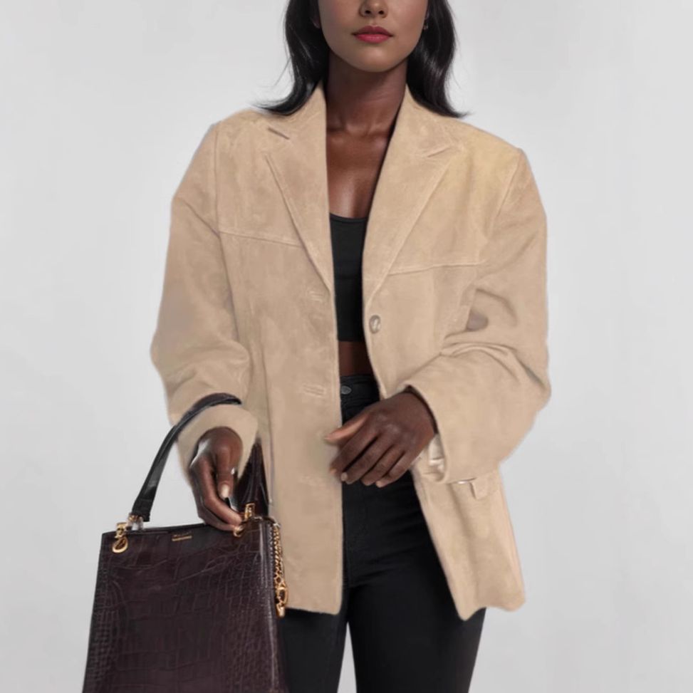 Damen Urbaner Blazer im lässigen Schnitt Drune