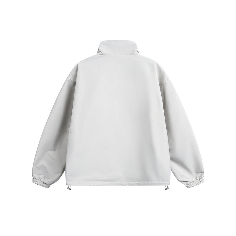 Unisex Leichte Softshelljacke mit wärmendem Fleeceinnenfutter, Stehkragen und Kordelzug Drune