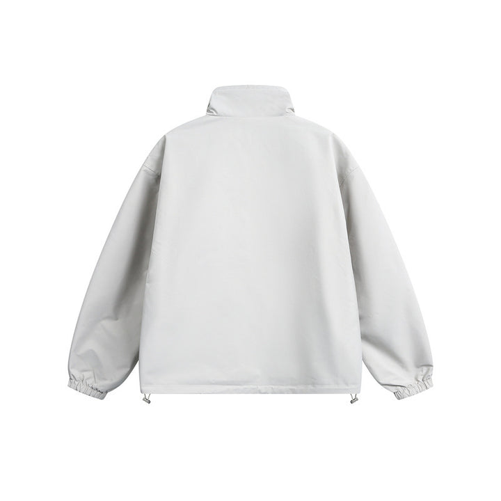Unisex Leichte Softshelljacke mit wärmendem Fleeceinnenfutter, Stehkragen und Kordelzug Drune