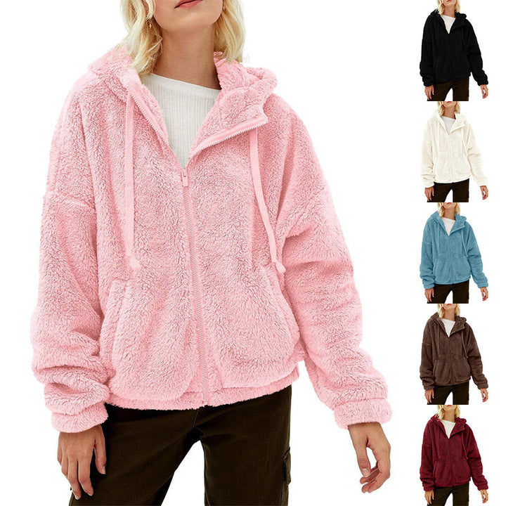Damen Fleecejacke mit kuscheligem Innenfutter und praktischem Kapuzen-Design Drune