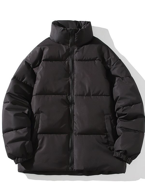 Herren isolierte Steppjacke mit hohem Kragen und elastischen Bündchen Drune