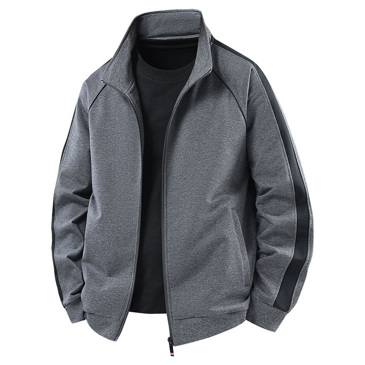 Herren Leichter Freizeit-Trainingsanzug-Set mit Reißverschlussjacke, elastischer Bund & Reißverschlusstaschen Drune
