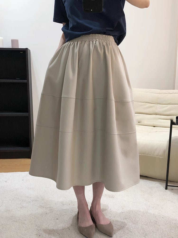 Damen Modische und elegante Faltenrock Drune