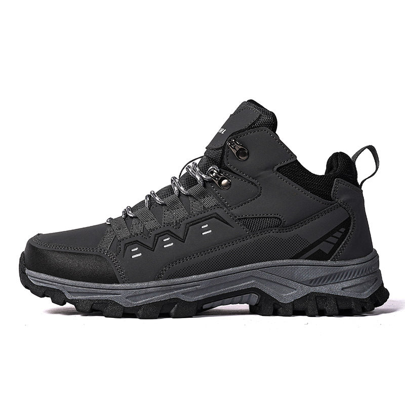 Damen Mid-Cut Geländewanderstiefel mit D‑Ring‑Schnürung, verstärktem Zehenschutz und griffiger Mehrzonen‑Trailsohle Drune